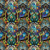 Vitrail de colibri CL