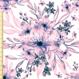 Fleur rose bleuté CL